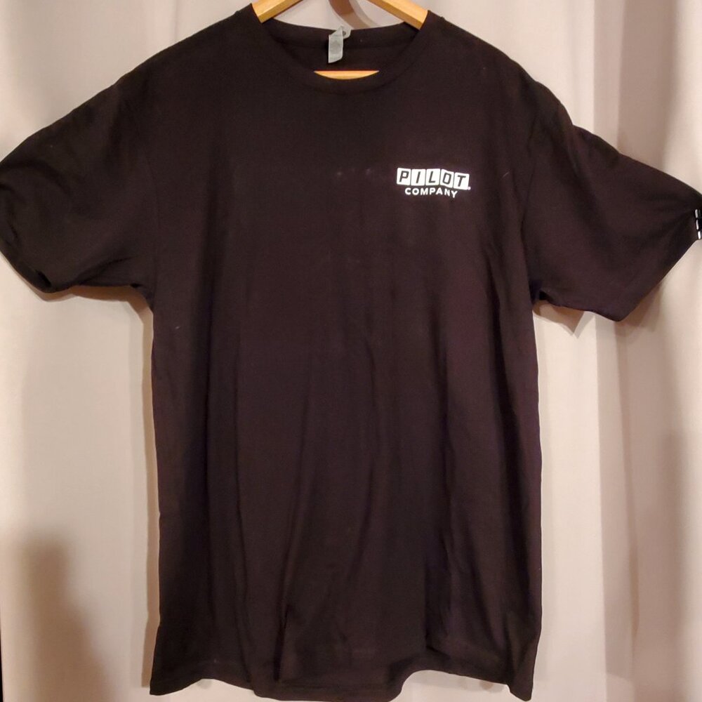 NEXT LEVEL APPAREL T-SHIRT (Men's XL, Black) Graphics: PILOT COMPANY